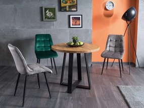 Jedálenská stolička Charlie (hnedá + čierna). Akcia -12%. Vlastná spoľahlivá doprava až k Vám domov. 1050296