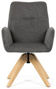 Jedálenská stolička DCH-C2148 GREY2 s vodoodolnýmpoťahom