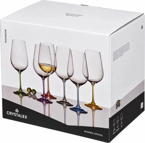 Crystalex poháre na víno VIOLA Spectrum 350 ml 6 ks