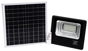 V-Tac LED Stmievateľný solárny reflektor LED/20W/6,4V 4000K IP65 + diaľkové ovládanie VT0784