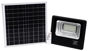 LED Stmievateľný solárny reflektor LED/20W/6,4V 4000K IP65 + diaľkové ovládanie