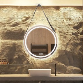 LED Stmievateľné kúpeľňové vyhrievané podsvietené zrkadlo LED/20W/230V 4000K IP44