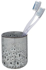 Sivý keramický pohárik na kefky Wenko Oviedo