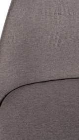 Barová stolička Corbin Round - látka, natura rám - taupe