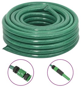 Záhradná hadica so sadou armatúr, zelená 0,75" 50 m, PVC 154384