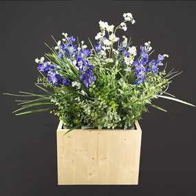 AMADEA Drevený obal na kvetináč, 33x33x24cm, drevený kvetináč