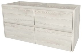Mereo Opto, kúpeľňová skrinka 121 cm, Multidecor, White Loft Pine, MER-CN993SWLP1