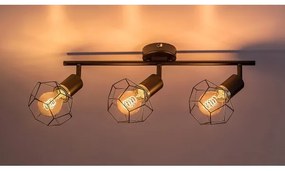 Rabalux 71067 - Bodové svietidlo FRAN 3xE27/40W/230V čierna