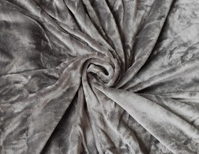 Mikroplyšová plachta napínacia sivá 90x200cm