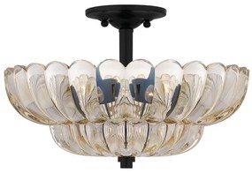 Quoizel QZ-WHITECAP-SF-M - Stropné svietidlo WHITECAP 4xE14/40W/230V pr. 39,5 cm