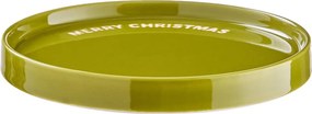 GOOD VIBES Tanier "Merry Christmas" 15 cm - zelená