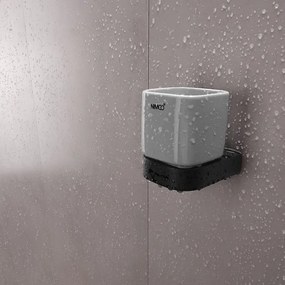 NIMCO NKC set-31K-T-90-Dávkovač mydla, stojan na kefky a nástenný háčik NIKAU