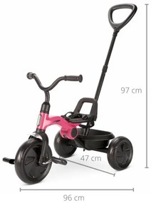 Detská trojkolka Ant Plus ružová