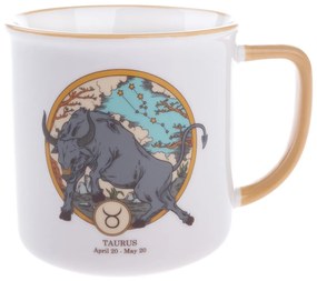 Porcelánový hrnček Zverokruh - Býk , 460 ml