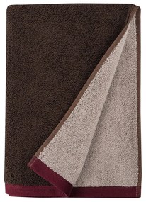 Hnedý froté uterák z Bio bavlny 50x90 cm Soft – Mette Ditmer Denmark