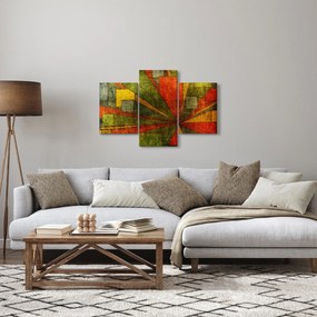 Obraz geometrické abstrakcie (90x60 cm)