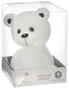 LED detské nočné svetlo TEDDY 10x13,5 cm - viac farieb Farba: Ružová