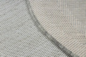 Koberec ORGANIC 2123 / krémový / sivý / naturálny