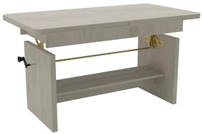 Zdvíhací stolík Janek kraft biely