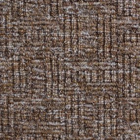 Spoltex 75x530 cm Koberec metráž Optik 15 Hnedý, šíře, hnedá, filc, obývacia izba