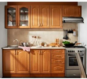 Kuchyňa Leite MDF klasik 240 cm. Vlastná spoľahlivá doprava až k Vám domov. 788685