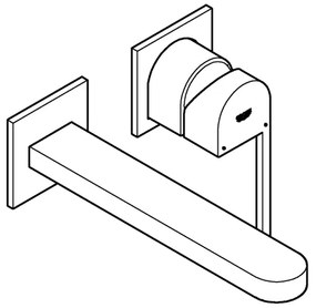 GROHE 29306003 - Umývadlová batéria PLUS 203 mm, lesklý chróm