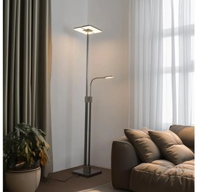 Eglo 33182 -LED Stmievateľná stojacia lampa SOLANO 1xLED/26W/230V+1xLED/3,2W chróm 33182