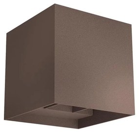 Redo 90298 - LED Vonkajšie nástenné svietidlo VARY 2xLED/10W/230V 3000K IP54 hnedá