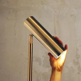 Stojacia lampa v bronzovej farbe SULION Milan, výška 150 cm
