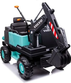 LEAN CARS Elektrické rýpadlo Volvo DK-VE888 na batérie, modré