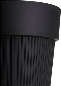 Sada 4 ks květináčů Silva Line černá