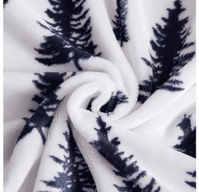 Sada 2 ks mikroplyšových obliečok TWINKLE CHRISTMAS farebné + obliečka mikroplyš SOFT 180x200 cm biela, dvojlôžko