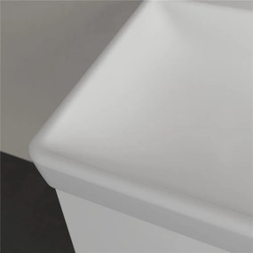 VILLEROY &amp; BOCH Avento umývadlo na skrinku s dvomi otvormi, s prepadom, 1000 x 470 mm, Stone White, s povrchom CeramicPlus, 4156A4RW
