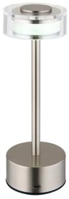 Globo 21026N - LED Stm. stolná lampa SHIRA LED/2,5W/3,7V 2700/4000/6500K matný chróm