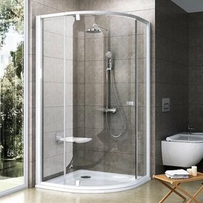 Ravak Pivot sprchový kút štvrťkruh 90x90 cm 37677101z1 PSKK390T00