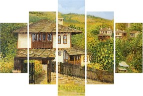 Obraz - Chalúpky v lete (150x105 cm)