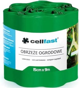 Záhradný obrubník zelené 15cmx9m 30-002