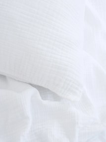 Predĺžené mušelínové obliečky – Alexia biele