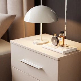 NOČNÝ STOLÍK MARION KAŠMÍR STRIEBORNÉ ÚCHYTKY