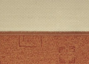 Koberce Breno Behúň JENA 84, šíře role 80 cm, oranžová, viacfarebná