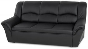 Kožená sedacia súprava DUBAJ LUX 3+2+1, tm. modrá (K-58)