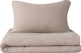 XPOSE® Predĺžené mušelínové obliečky SENA Premium - prírodné