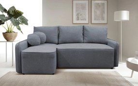 XXXLutz ROHOVÁ SEDAČKA, textil, sivá MID.YOU - Sedačky - 001574006713