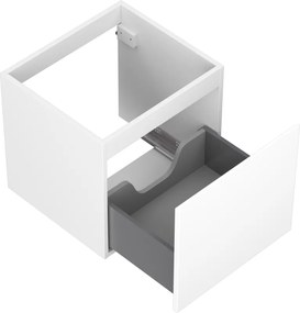 Mexen Orio, kúpeľňová skrinka 50 cm, 1 zásuvka, biela matná, 91A10-05047-1-BF01