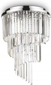 Stropné svietidlo Ideal Lux Carlton PL12 chróm 50cm E14 12x40W