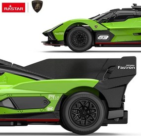 RASTAR Diaľkovo ovládané RC auto Lamborghini SC63 LMDh 1:24, čierno-zelené (Rastar)