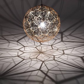 Tom Dixon Etch Web závesná lampa z mosadze