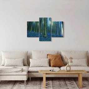 Obraz - Modrý les (90x60 cm)