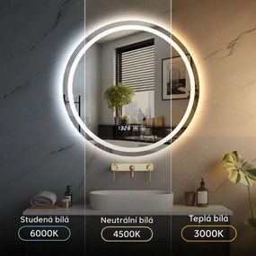 IREDA kúpeľňové zrkadlo s LED osvetlením, 70 cm