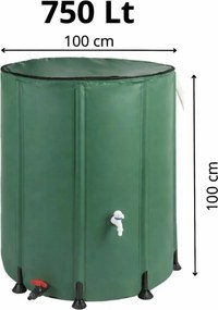 ASIST smart garden Skladací sud na vodu 750 l